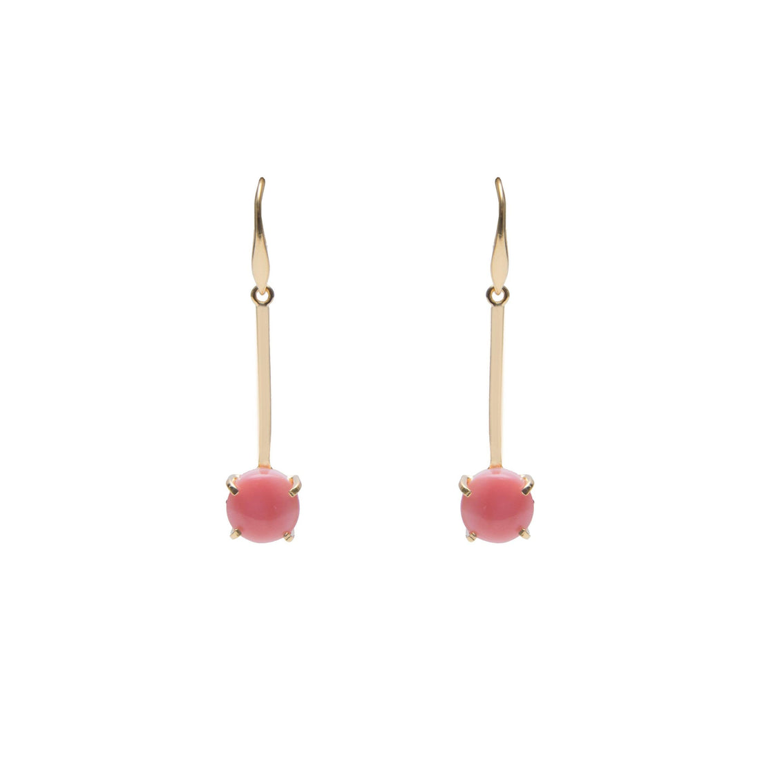 GANCHO DORATO  SEA SHELL DROP EARRINGS