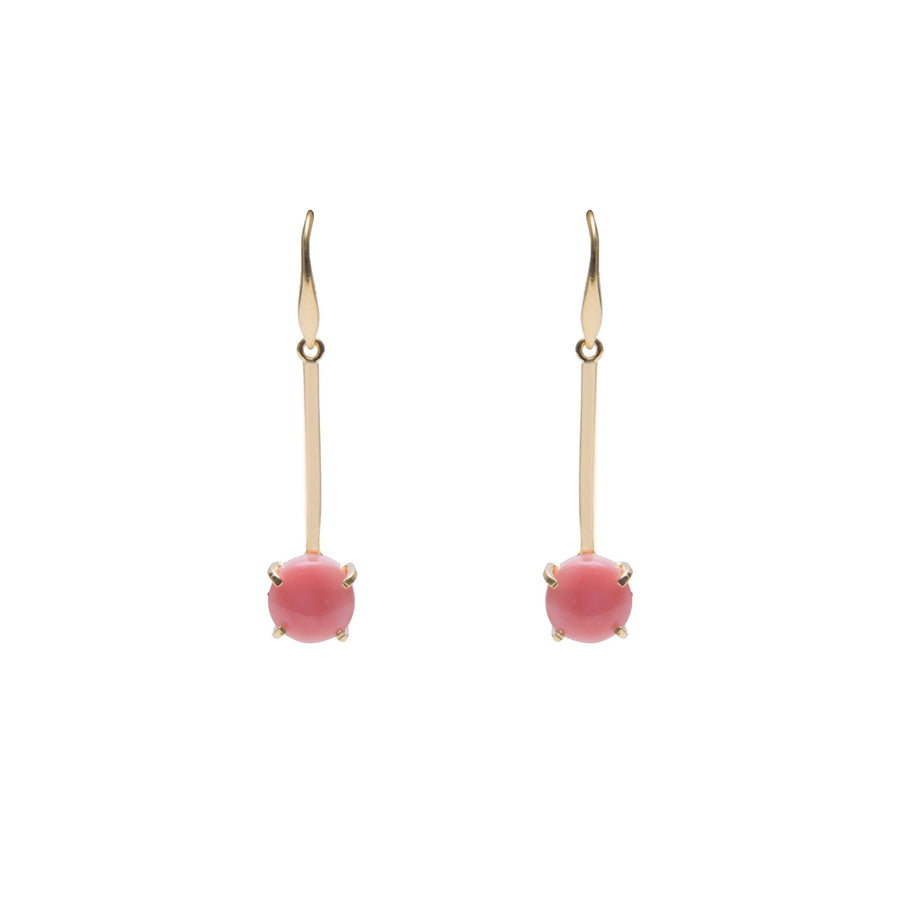 GANCHO DORATO  SEA SHELL DROP EARRINGS