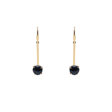 GANCHO DORATO COW HORN DROP EARRINGS