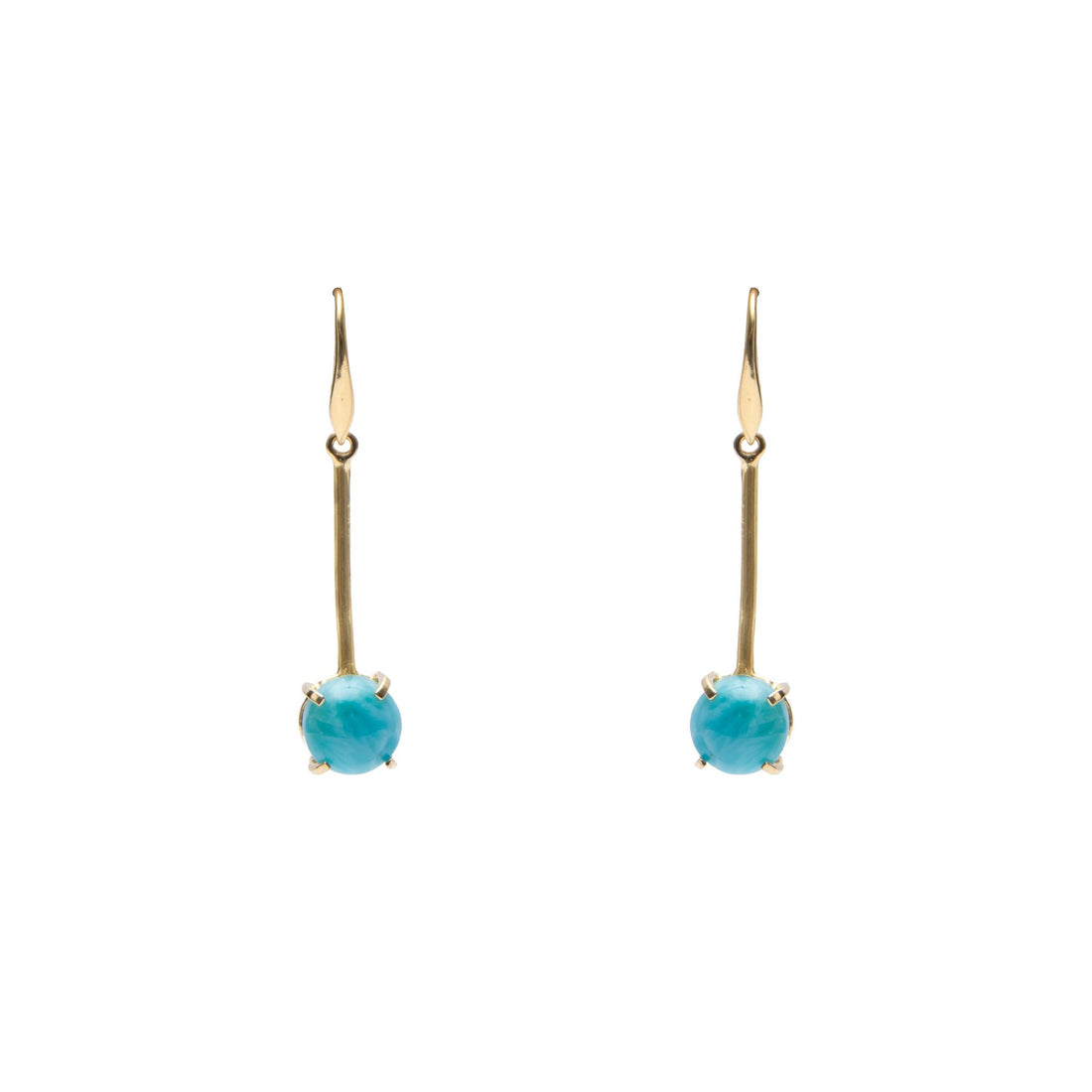 GANCHO DORATO LARIMAR DROP EARRINGS