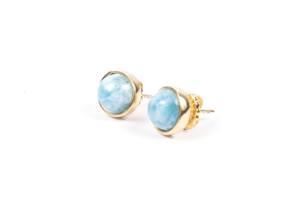 REDONDO DORATO LARIMAR SMALL EARRINGS