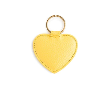 HEART KEYCHAIN YELLOW